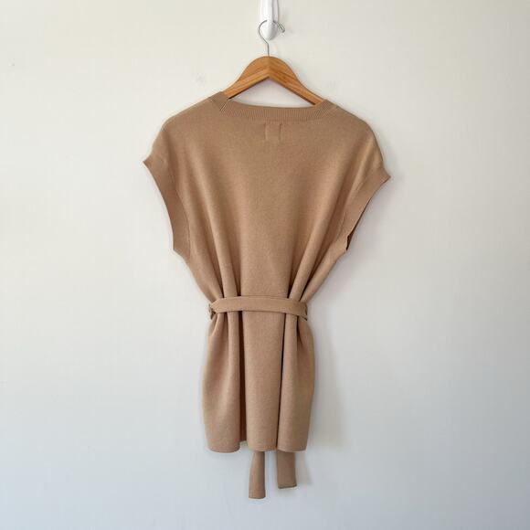 Anthropologie Maeve NWT Belted Muscle Sweater Sleeveless Vest, Size Small - Picture 6 of 12